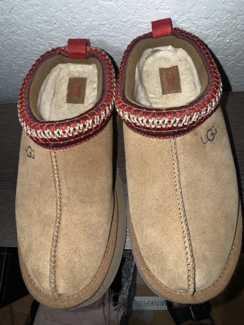 Ugg Tazz II Platform Slippers Chestnut Women’s US 7EU 38 Authentic - Picture 5 of 8